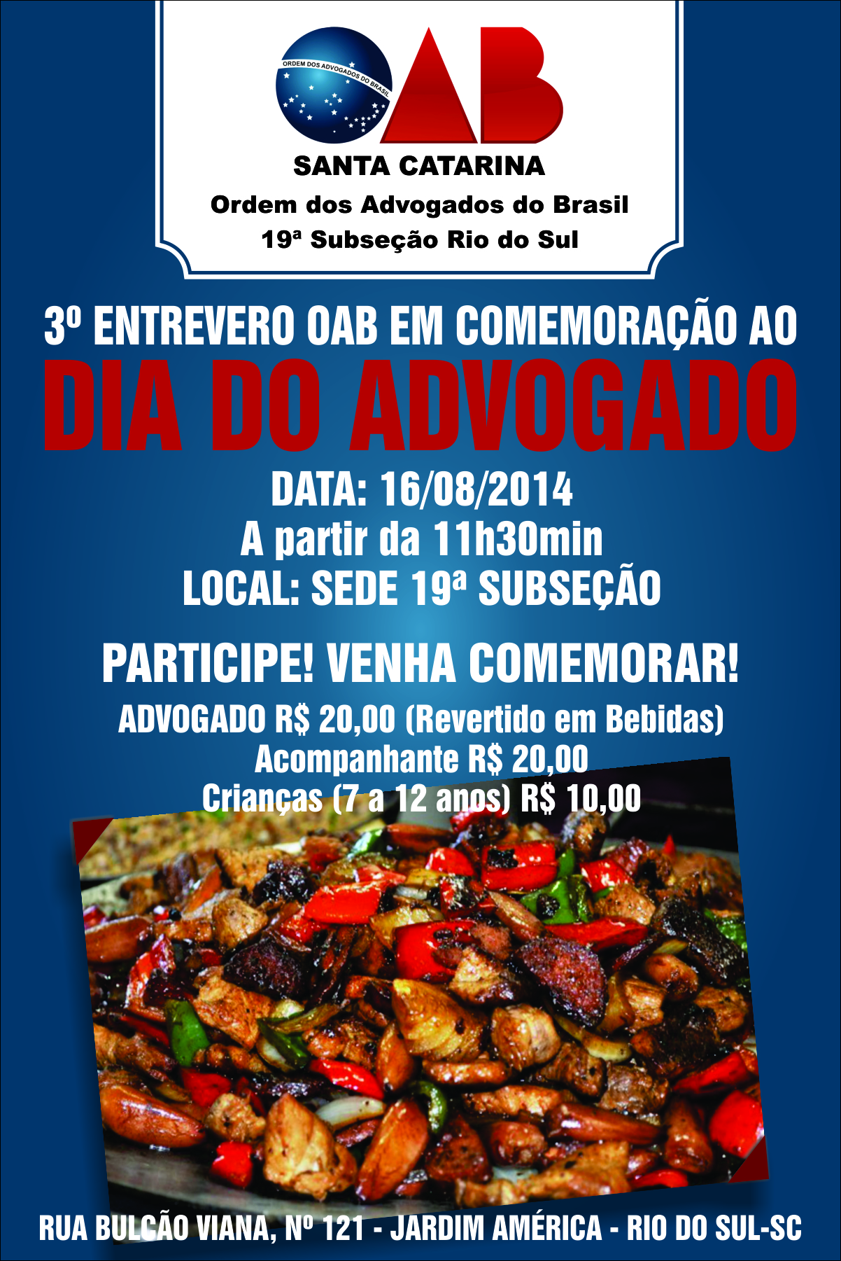 OAB Rio do Sul - Cartaz - 23072013